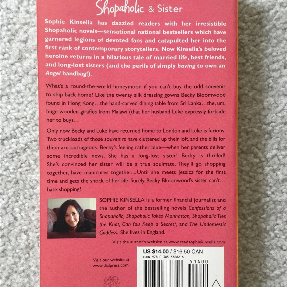 Shopaholic & Sister by Sophie Kinsella Book